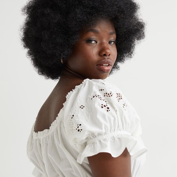 H&M Dresses Hm Limited Edition Off The Shoulder Dress With Eyelet